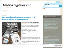 Tablet Screenshot of mediosdigitales.info